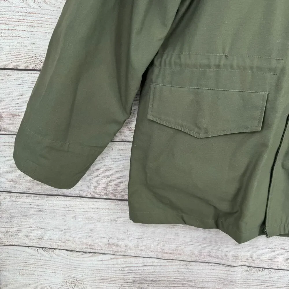 Rothco Metal Gear‎ Field Jacket M-65 Mens Large Green Solid Snake Foxhound SFG